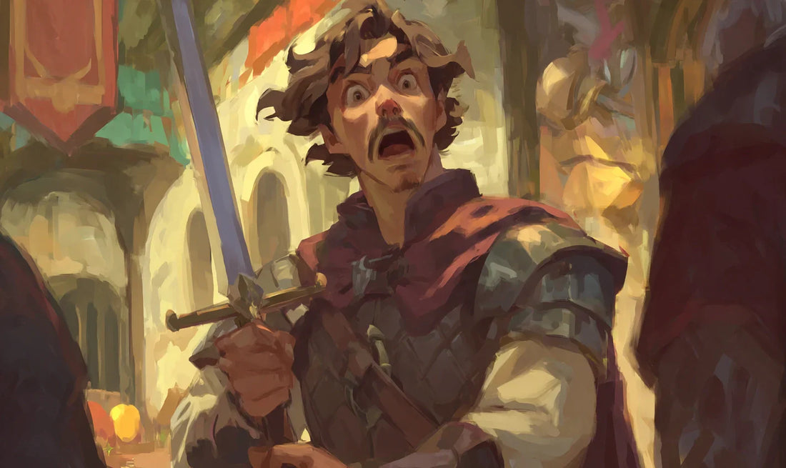 adventurer shocked at the price of his sword
