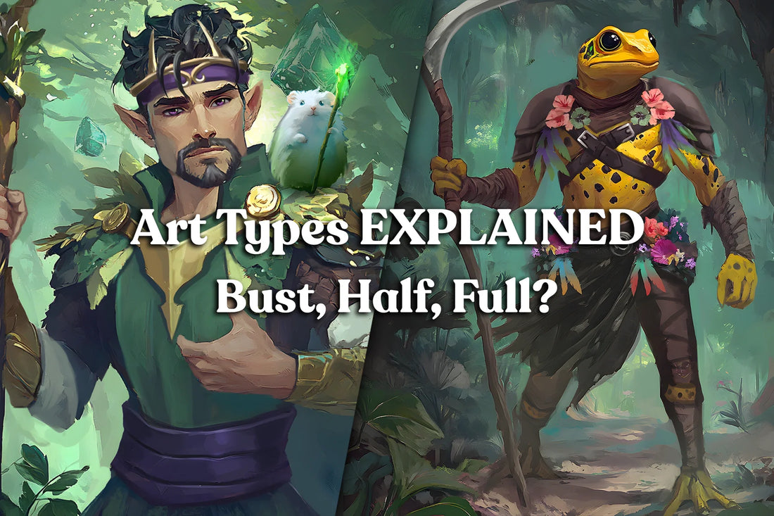 Character Art Types Guide: Bust, Half, & Full Body