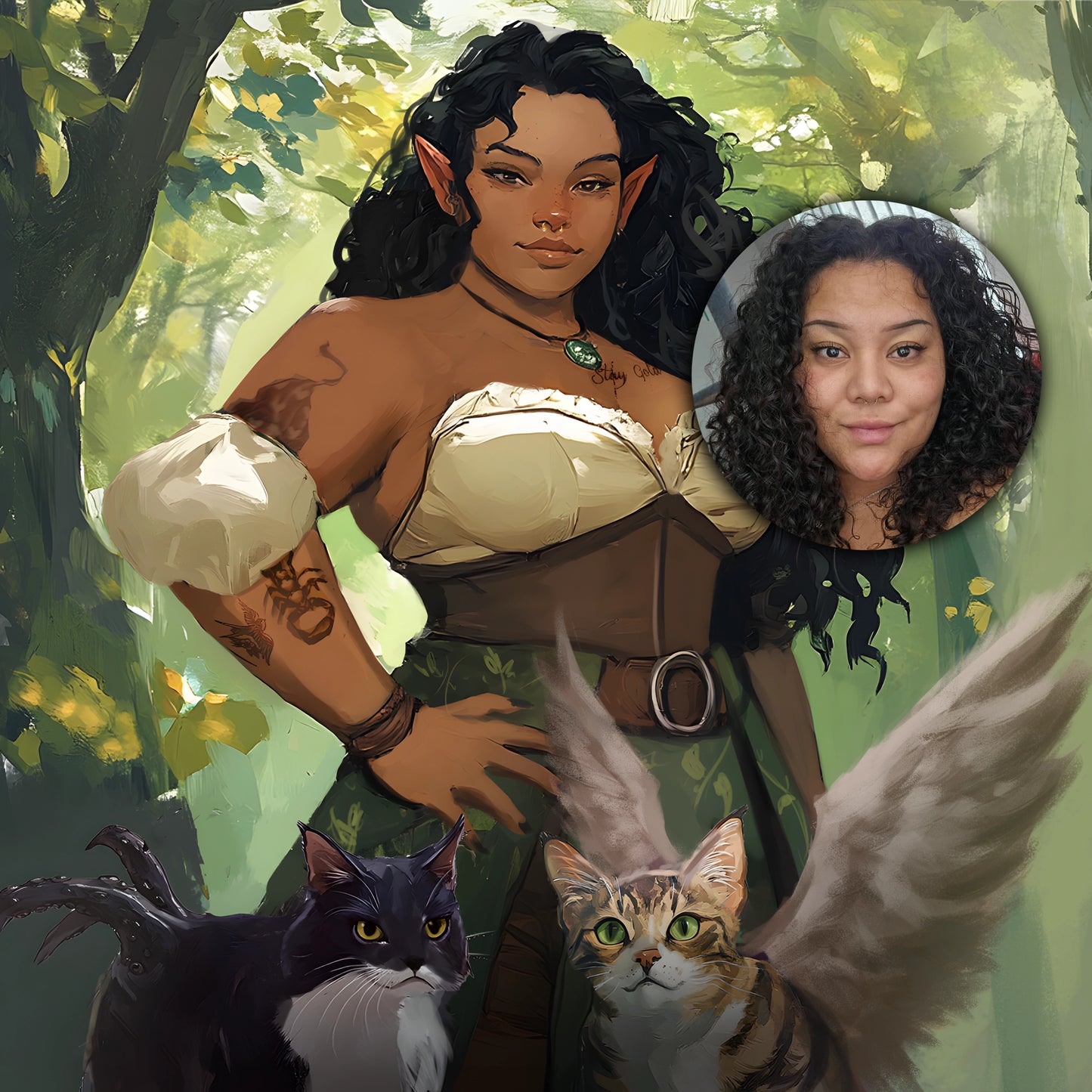Fantasy Portrait from Photo